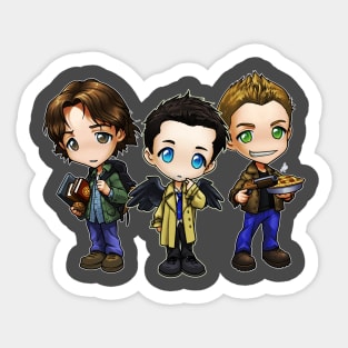 Chibi Team Free Will Sticker